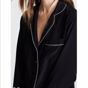 New Kiki De Montparnasse Silk PJ Top Shirt